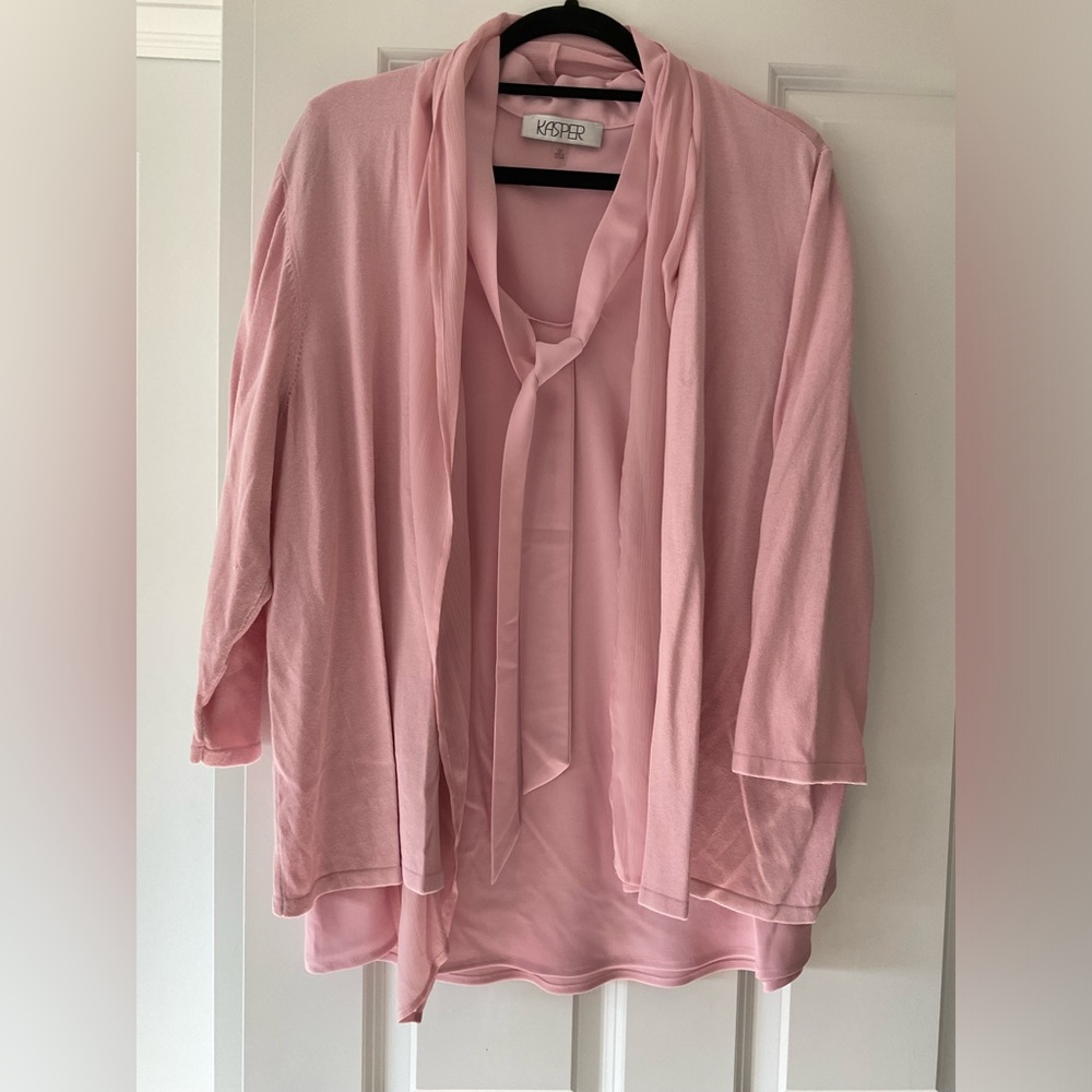 Pretty Pink Kasper sweater set